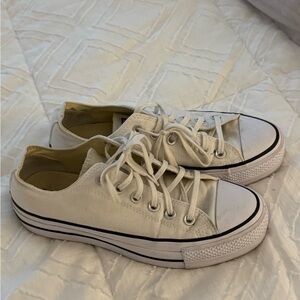Converse White Low-Top Sneakers